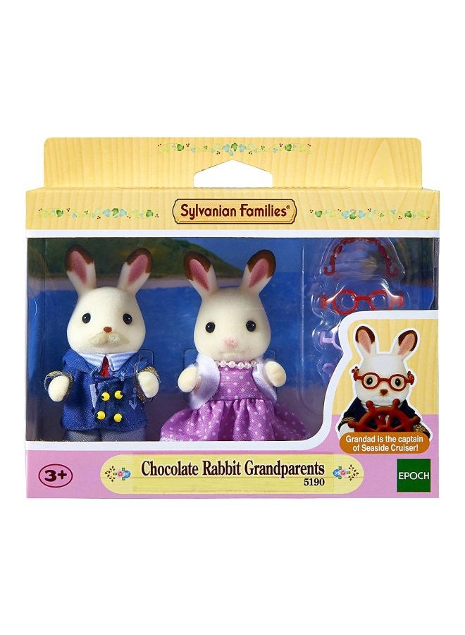Sylvanian Families - Chocolate Rabbit Grandparents 5190 - Image 1