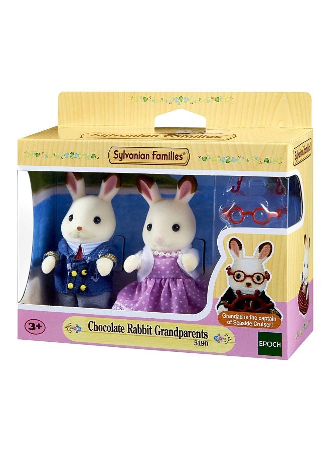 Sylvanian Families - Chocolate Rabbit Grandparents 5190 - Image 1