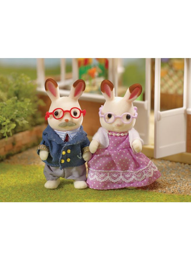 Sylvanian Families - Chocolate Rabbit Grandparents 5190 - Image 1