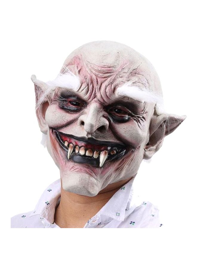 GObuy - Vampire Mask Comfortable, Durable Sturdy Material White Color 5x12x5cm - Image 1