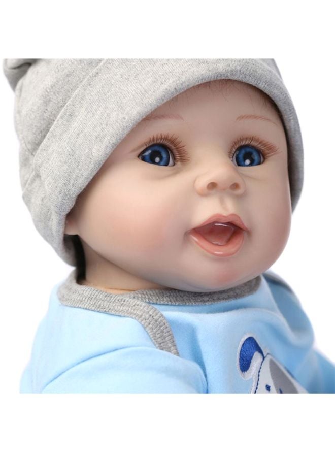 ametoys - Beautiful Cute And Realistic Silicone Body Boneca Toy With Clothes 55cm - Image 1