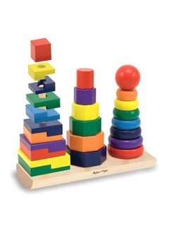 Melissa & Doug 25-Piece Geometric Stacking Blocks  - Image 2
