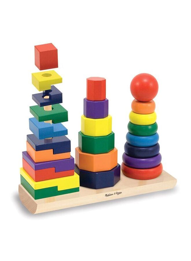 Melissa & Doug 25-Piece Geometric Stacking Blocks  - Image 2