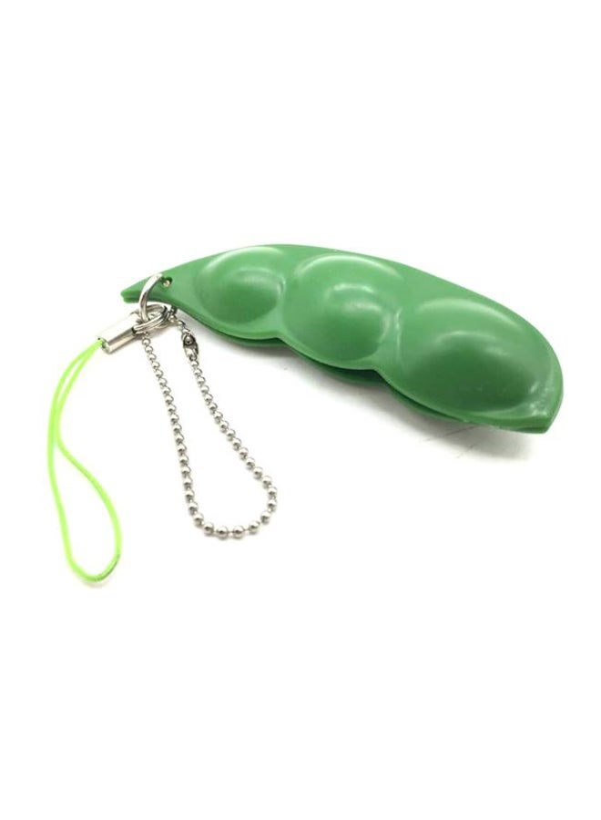 Coolplay - Pea Shape Squishy Toy With Cute Facial Expressions Good Stress Buster For Kids And Adults 2.95x0.83x0.59inch - Image 1