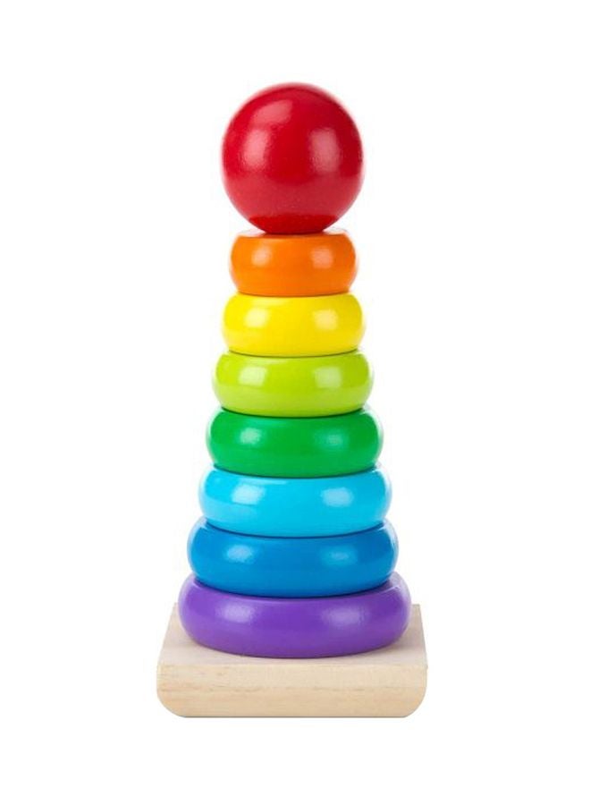 Melissa & Doug - Rainbow Stacker Classic Toy 8.5 x 3.5 x 3.5inch - Image 1