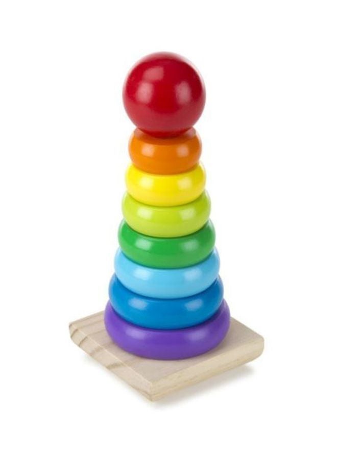Melissa & Doug - Rainbow Stacker Classic Toy 8.5 x 3.5 x 3.5inch - Image 1