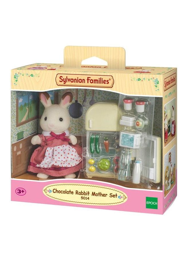 Sylvanian Families - Chocolate Rabbit Mother Set 5014 16.5x14.5x7.4cm - Image 1