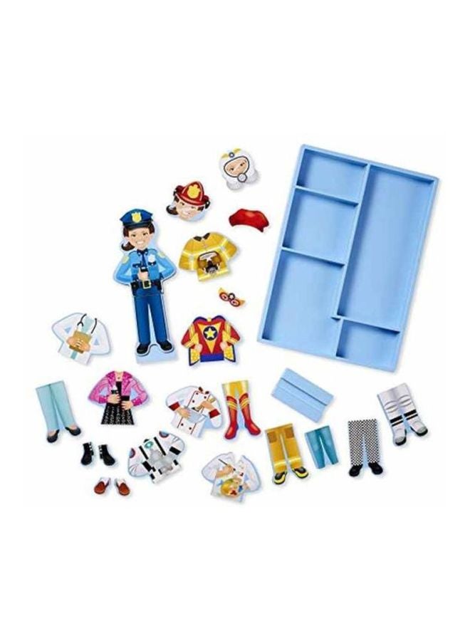 Melissa & Doug 24-Piece Julia Magnetic Dress-Up Pretend Play 5164  - Image 2