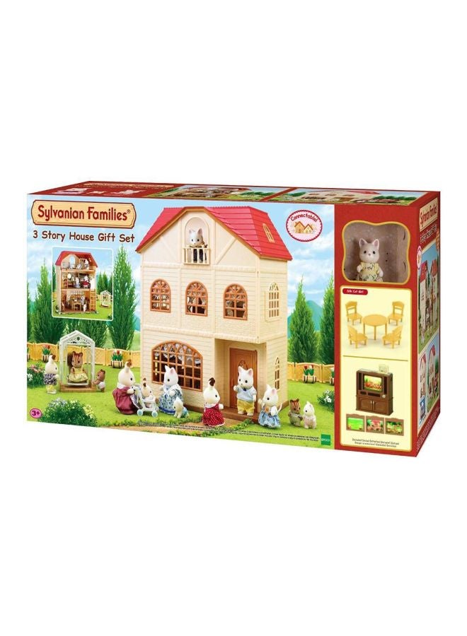 Sylvanian Families Eur 3 Story House 23 x 25 x 41cm - Image 3