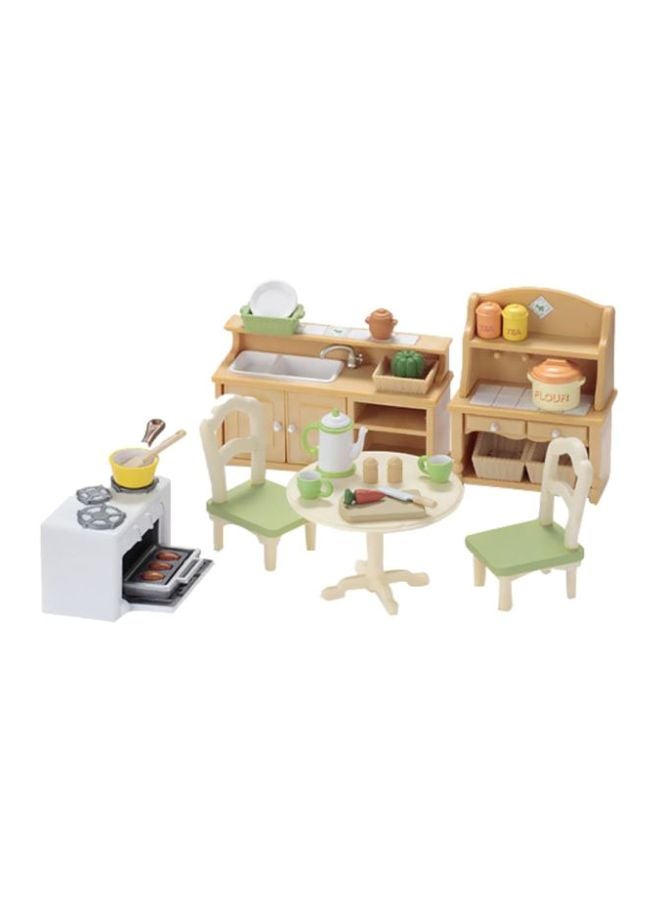 Sylvanian Families Country Kitchen PlaySet 5033 21x11x17centimeter - Image 1