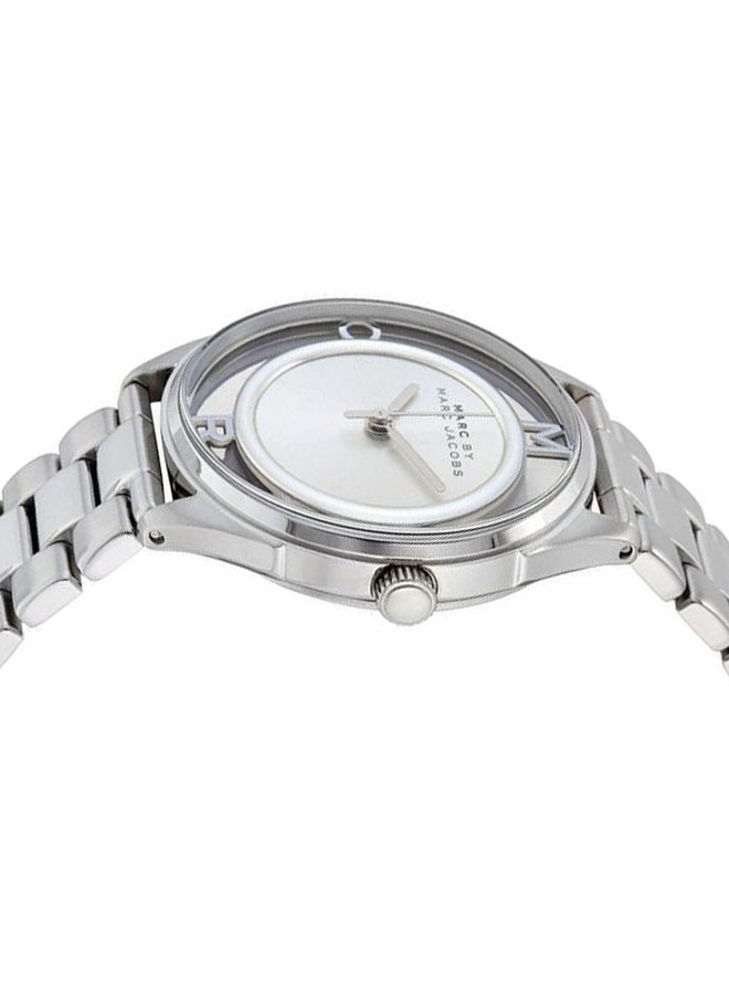 مارك جاكوبس ساعة مقاومة للماء بعقارب طراز MBM3412 للنساء - Image 3