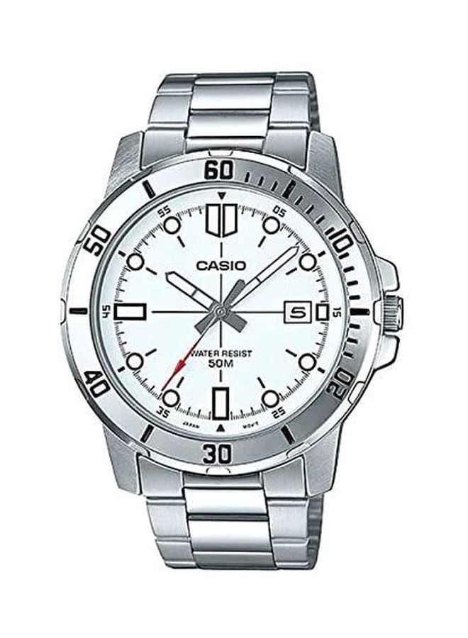 كاسيو ساعة يد بعقارب مقاومة للماء طراز MTP-VD01D-7E للرجال - Image 1
