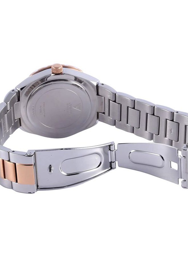 GUESS Women's Water Resistant Analog Watch W0111L4 - 36 mm - Silver/Rose Gold - Image 2