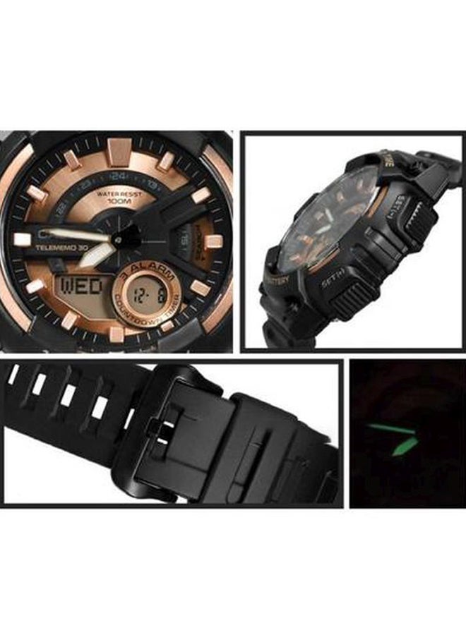 كاسيو ساعة يد رقمية وبعقارب طراز AEQ-110W-1A3 للرجال - Image 3