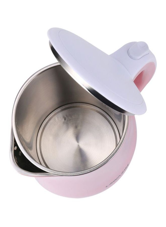 LAWAZIM Electric Stainless Steel Kettle 1500W 1.8 L 1500.0 W 05-2204-01 Light Pink  - Image 2