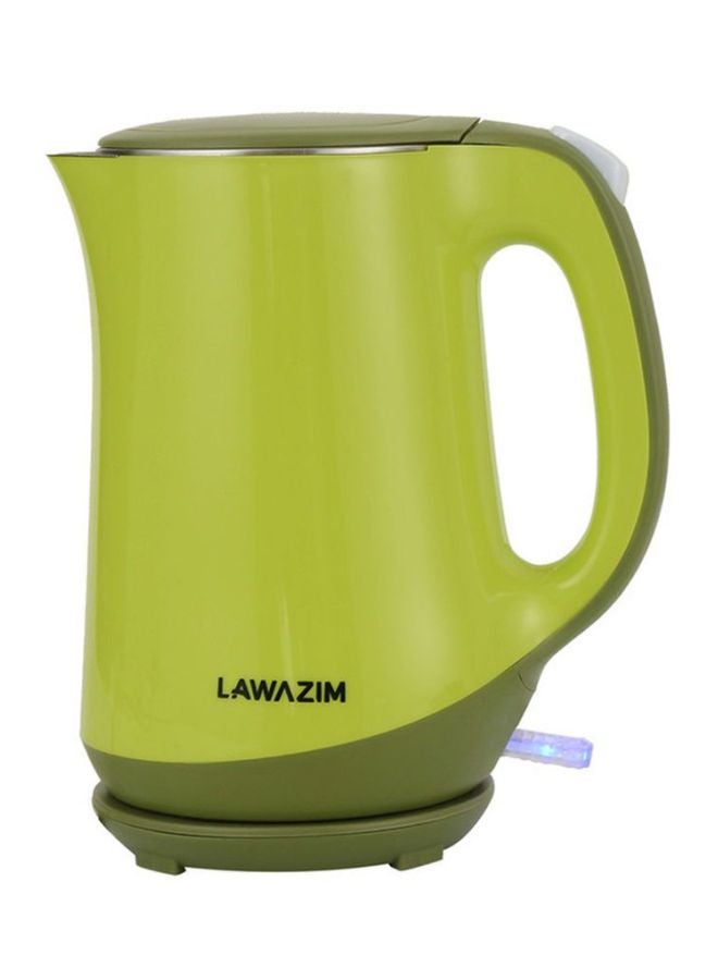 LAWAZIM Electric Stainless Steel Kettle 1.8 L 1500.0 W 05-2204-02 Green  - Image 1