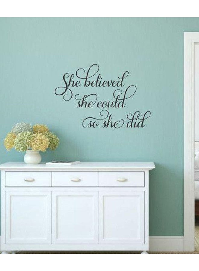Spoil Your Wall - Quotes Self Adhesive Wall Sticker Black 50 x 70cm - Image 1