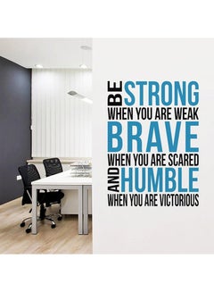 Spoil Your Wall Quotes Self Adhesive Wall Sticker Black/Blue 90 x 60cm 