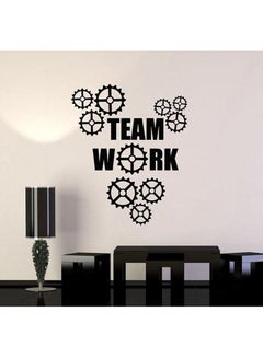 Teamwork Quotes Self Adhesive Wall Sticker Black 90 x 60cm - v1597683424/N39702871A_1