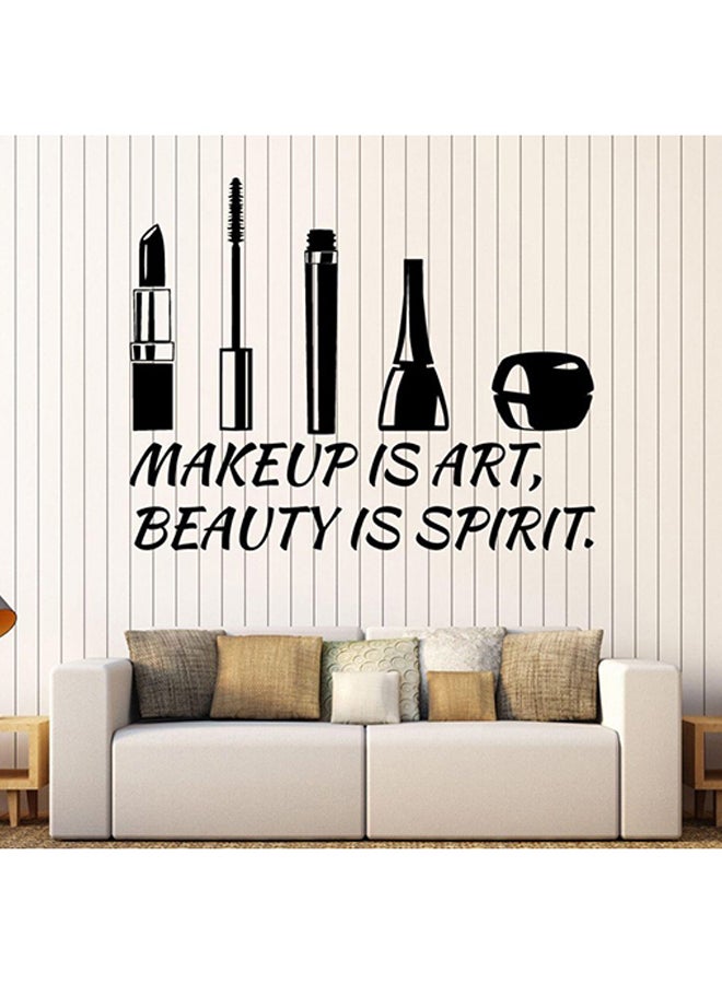 Spoil Your Wall Quotes Self Adhesive Wall Sticker Black 70 x 80cm
