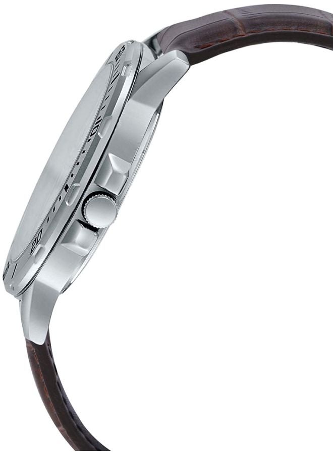 كاسيو ساعة يد بعقارب بسوار من الجلد طراز MTP-VD300L-2E للرجال - Image 3