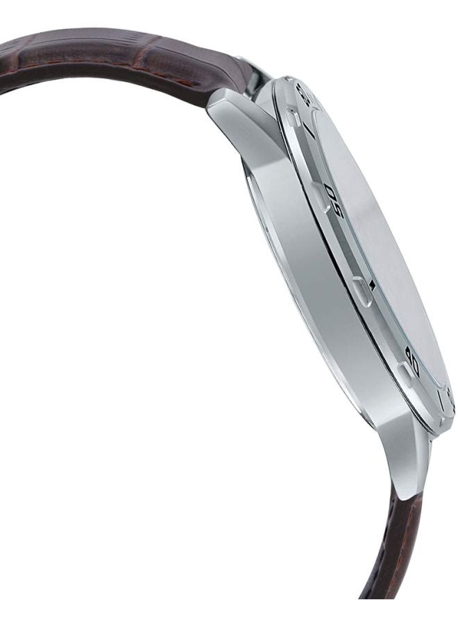 كاسيو ساعة يد بعقارب بسوار من الجلد طراز MTP-VD300L-2E للرجال - Image 4