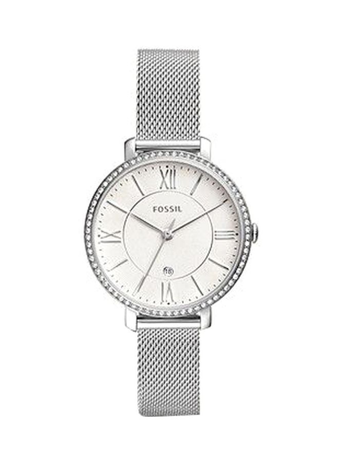 FOSSIL Women's Stainless Steel Analog Watch ES4627 - 36 mm - Silver  - Image 1