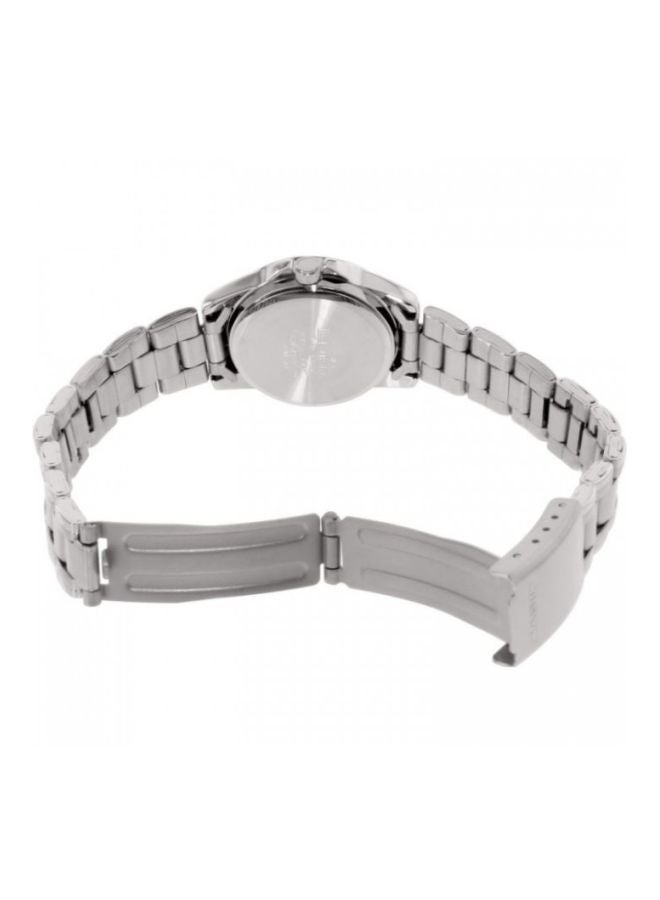 كاسيو ساعة يد بعقارب وسوار من الستانلس ستيل طراز MTP-1215A-7A للرجال - Image 2