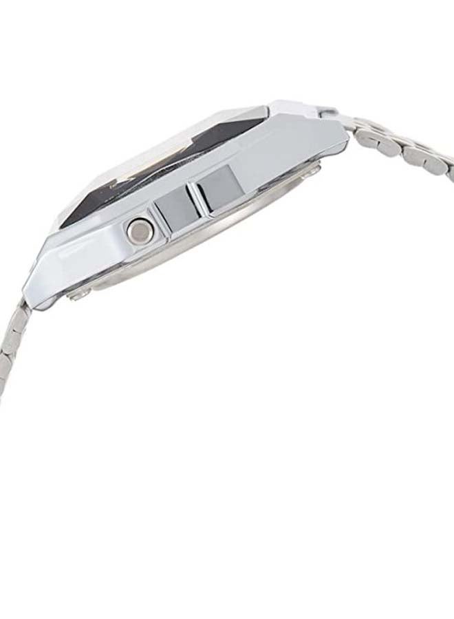 CASIO - Stainless Steel Digital Watch A159WAD-1D - 33 mm - Silver - Image 1