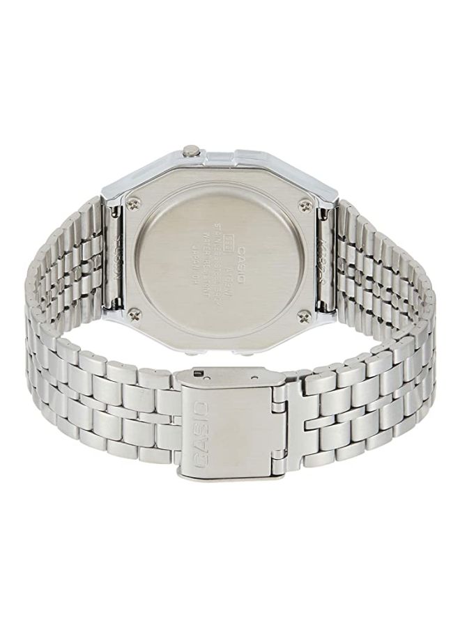 CASIO - Stainless Steel Digital Watch A159WAD-1D - 33 mm - Silver - Image 1