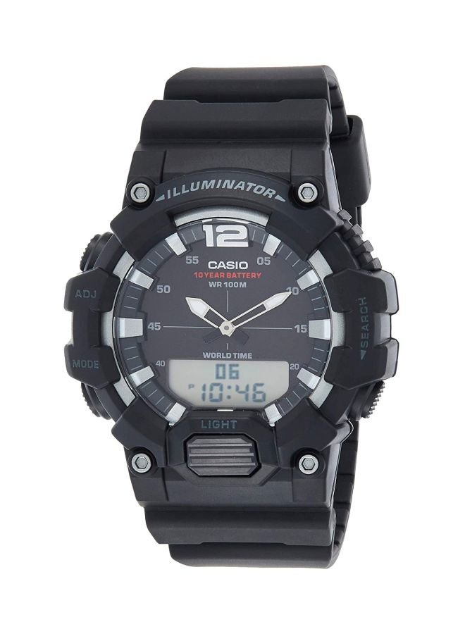 كاسيو ساعة يد إليومينيتر مقاومة للماء طراز HDC-700-1A - Image 1