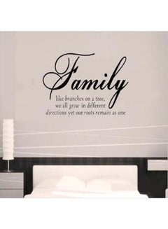 Spoil Your Wall Quotes Self Adhesive Wall Sticker Black 60 x 80cm 