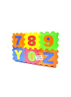 36-Piece Number Alphabet Puzzle Foam Mat 8 X 8cm