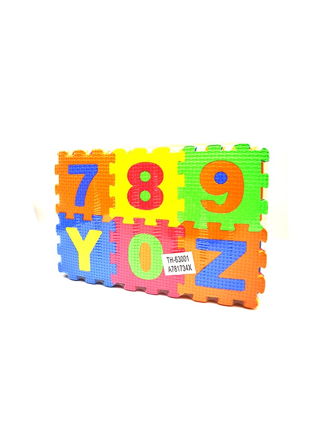 Generic - 36-Piece Number Alphabet Puzzle Foam Mat 8 X 8cm - Image 1