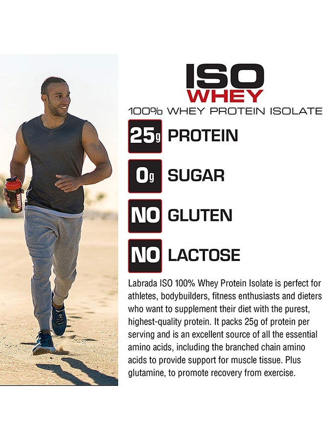 LABRADA - Iso Whey 100% Whey Protein Isolate Chocolate 5lb 2268 G - Image 1