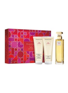 Elizabeth Arden 5th Avenue Gift Set EDP 75 Ml, Body Lotion 100 Ml, Hydrating Cream Cleaser 100ml  - Image 1