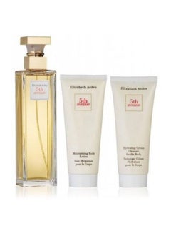 Elizabeth Arden 5th Avenue Gift Set EDP 75 Ml, Body Lotion 100 Ml, Hydrating Cream Cleaser 100ml  - Image 2