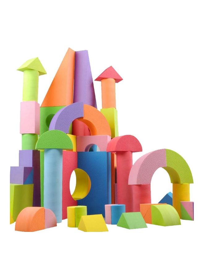 جو باي مجموعة مكعبات بناء إسفنجية مكونة من 50 قطعة 50 - Image 2