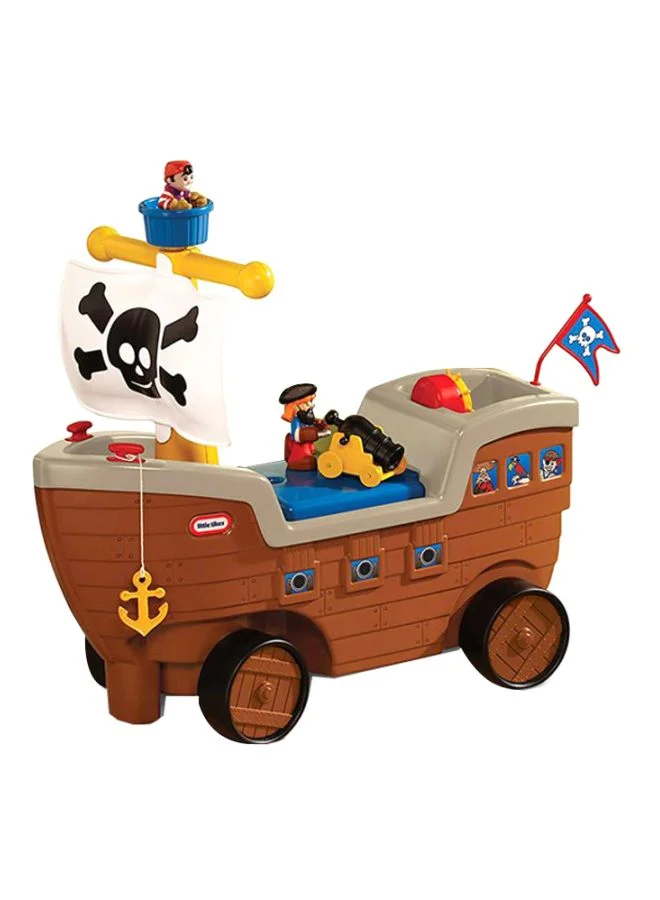 ليتل تايكس مجموعة لعب سفينة القرصان 2 في 1