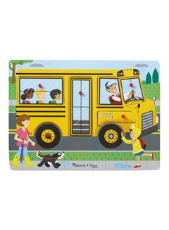 Melissa & Doug The Wheels On The Bus Sound Puzzle MD739 8.75 x 11.75 x 0.75inch  - Image 1