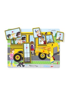 Melissa & Doug The Wheels On The Bus Sound Puzzle MD739 8.75 x 11.75 x 0.75inch  - Image 2