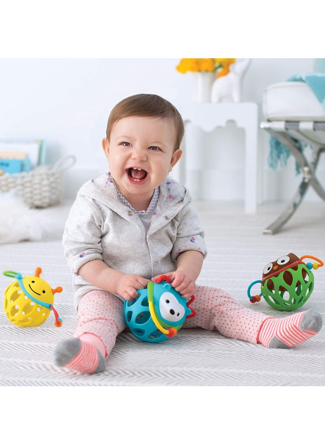 Skip Hop - Skip Hop Explore and More Roll Around Rattle Toy 303101 16.5 x 8.9 x 12.1cm - Image 1