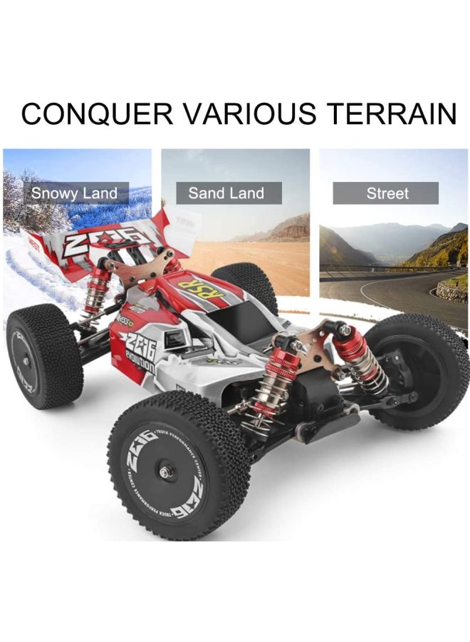 دبليو إل تويز سيارة انجراف كهربائية للطرق الوعرة اكس كيه اس تعمل بجهاز تحكم عن بعد بتصميم متينة وبطارية بسعة 1500 مللي أمبير في الساعة للأطفال - Image 5