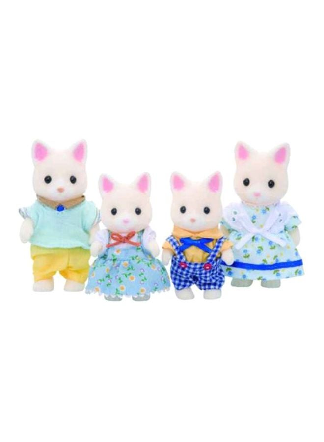 Sylvanian Families 4-Piece Silk Cat Family Set - Image 1