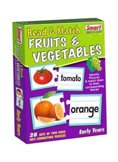 Smart Read And Match Fruits and Vegetables Game  - Image 1