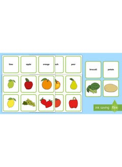 Smart Read And Match Fruits and Vegetables Game  - Image 3