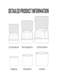 Cool Baby 6-Piece Packing Organizer Set Pink  - Image 3