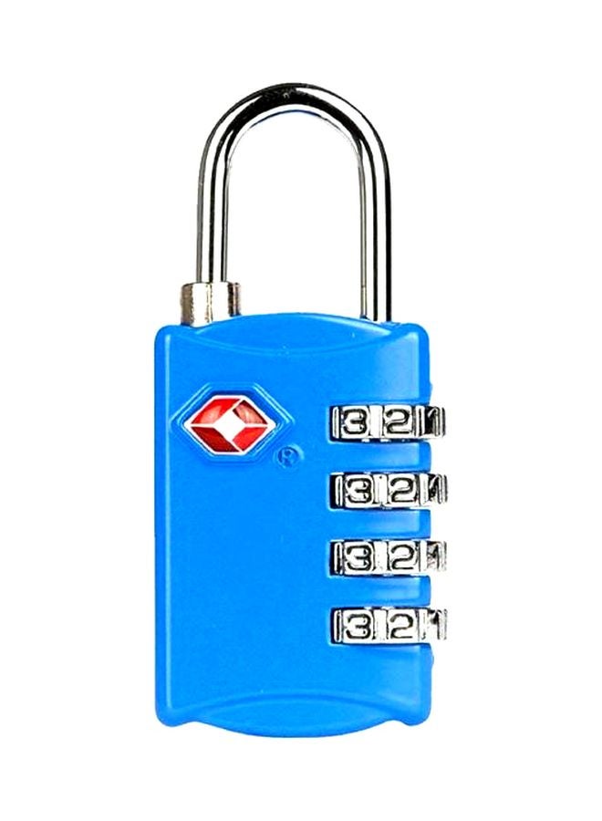4-Digit Travel Luggage Combination Lock Blue  - Image 1