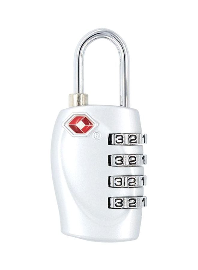 4-Digit Travel Luggage Combination Lock Grey  - Image 1