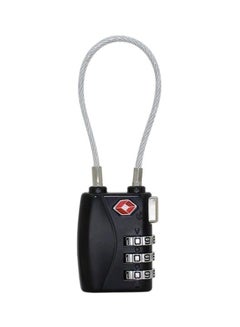 Generic 3-Digit Travel Luggage Combination Lock Black  - Image 1